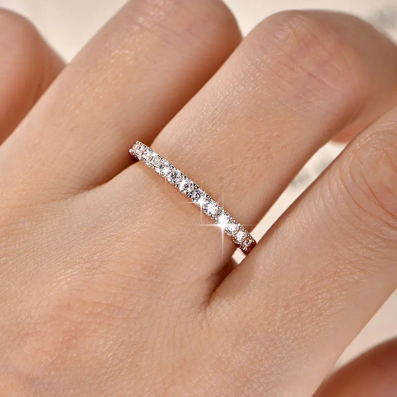 Anel Aparador Moissanite