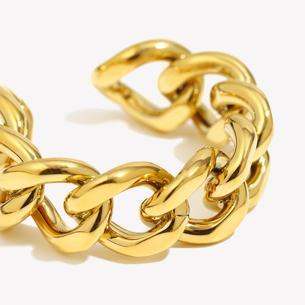 Anel Aurora Chain 18K