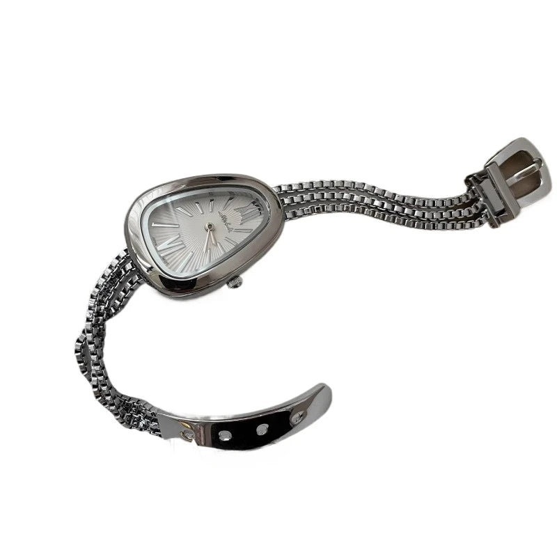 Elegante personalidade tendência relógio feminino luz luxo simples automático à prova dwaterproof água relógio de quartzo com pulseira presente aniversário novo