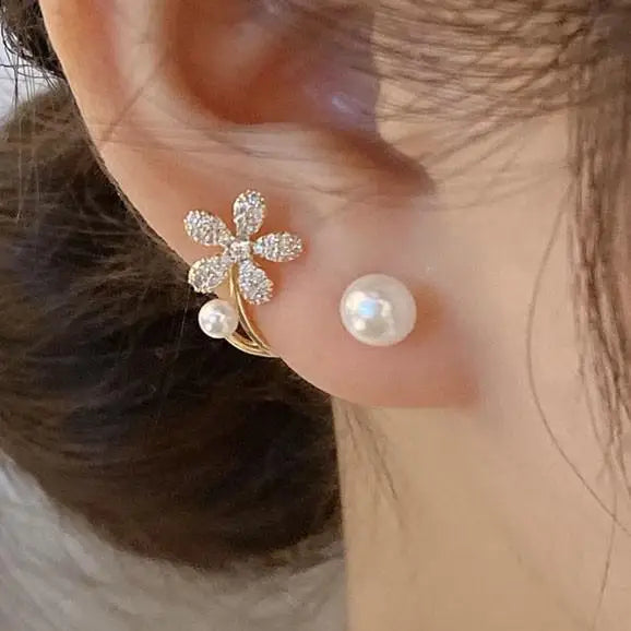 Brinco Fashion Pearl em prata 925