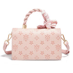 Foxer bolsa quadrada pequena de ombro feminina em pvc, bolsa crossbody pu fashion para meninas, presente para namorada, esposa
