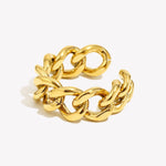 Anel Aurora Chain 18K