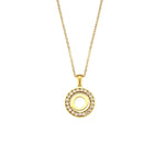 Ebbelle oco redondo zircão pavimentado 26 alfabeto inicial colar senhoras elegante presente de aniversário 18k banhado a ouro carta colar
