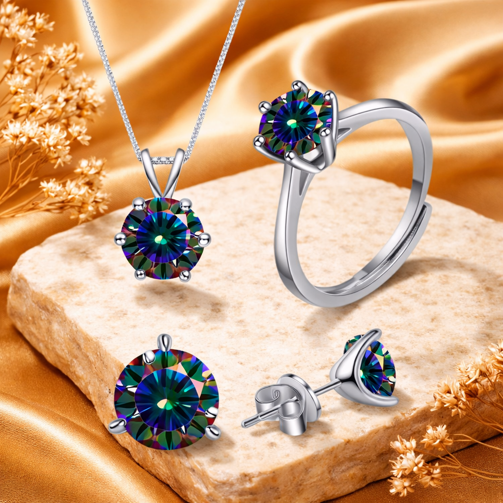 Conjunto Étoile Moissanite