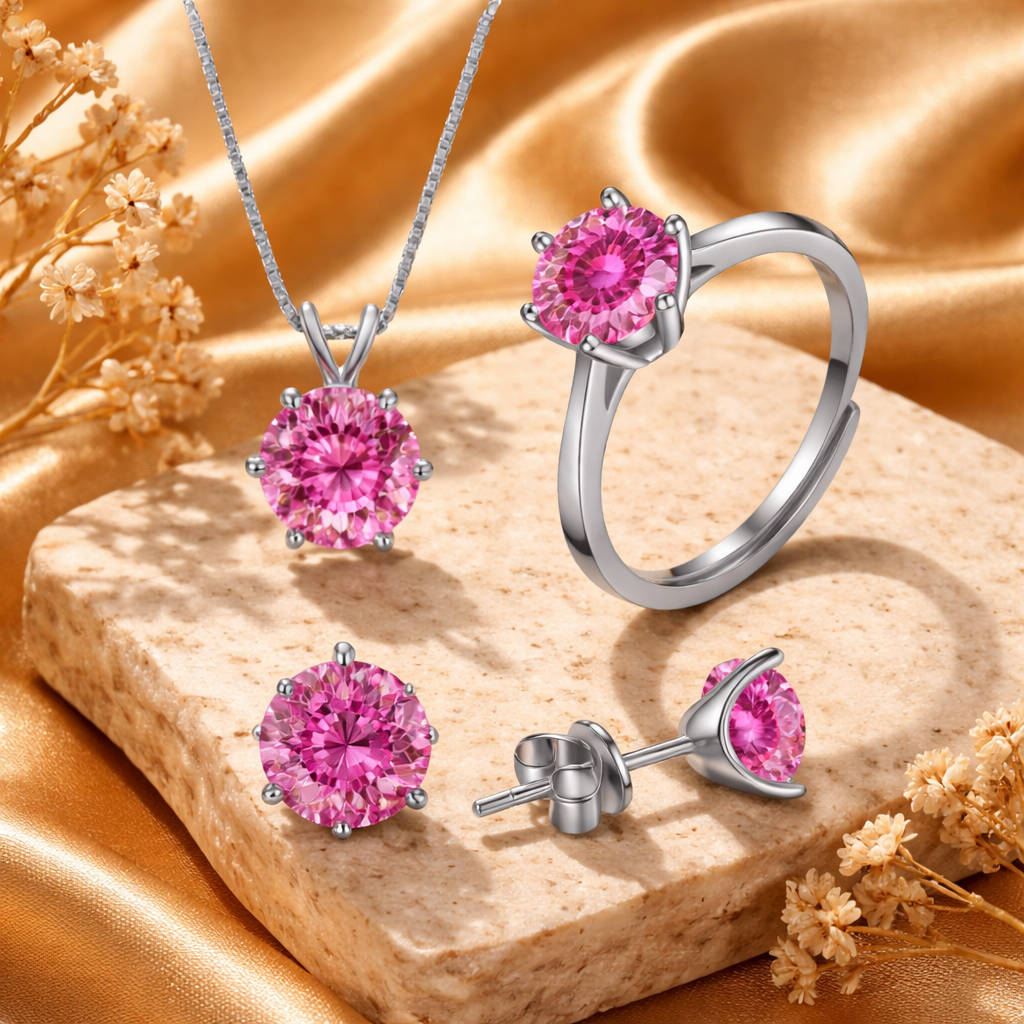 Conjunto Étoile Moissanite