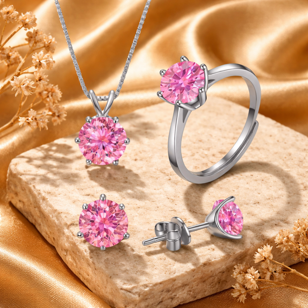 Conjunto Étoile Moissanite