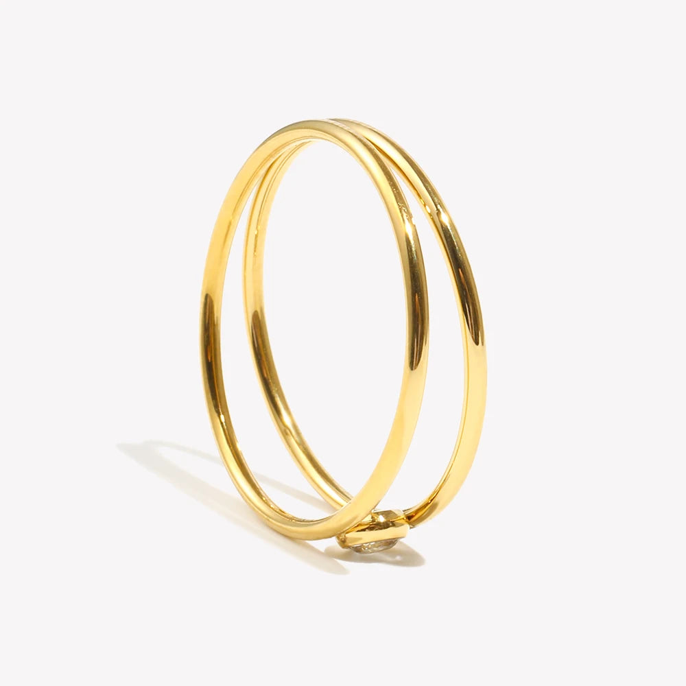 Anel Essenza Clip 18K
