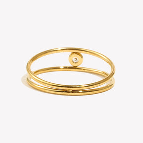 Anel Essenza Clip 18K
