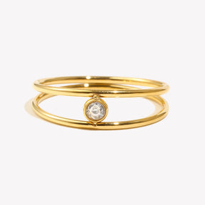 Anel Essenza Clip 18K