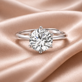 Anel Lumière Moissanite Ajustável
