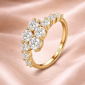 Anel Ajustavél Élégance Moissanite