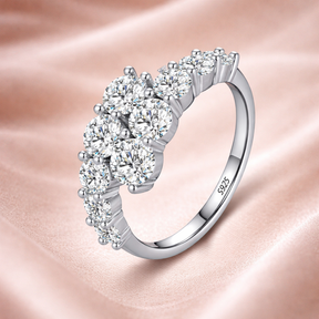 Anel Ajustavél Élégance Moissanite