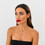 Colar Duplo Folheado a Ouro 18 k inspiração Vg
