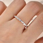 Anel Aparador Moissanite