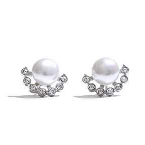 Brinco Belle Crystal Pearl