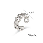 Anel Aurora Chain 18K