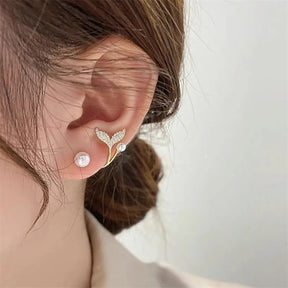 Brinco Fashion Pearl em prata 925