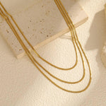 Gargantilha Espinha De Peixe Cor Dourada