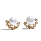 Brinco Belle Crystal Pearl