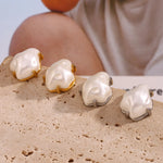 Brincos Perolas New Desing 18K Gold