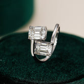 Anel Duo Lumière Moissanite