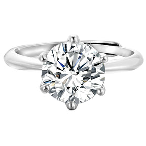 Anel Lumière Moissanite Ajustável