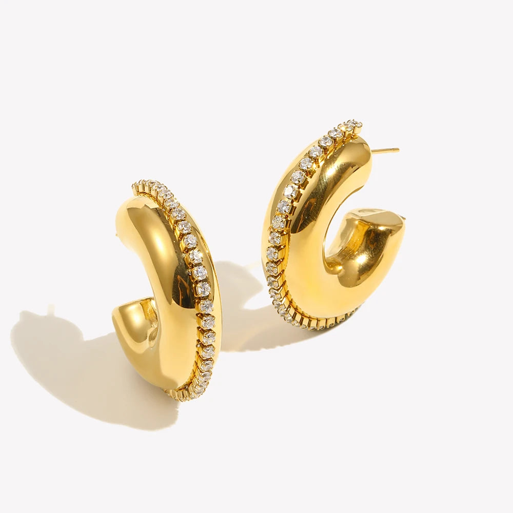 Brinco Glam Gold Vcchic