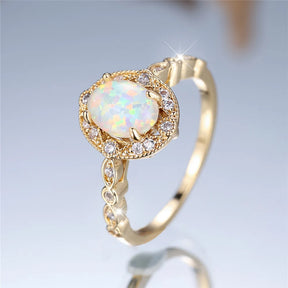 Anel Aurora Opaline