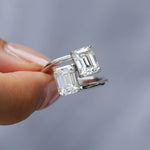 Anel Duo Lumière Moissanite