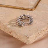 Anel Aurora Chain 18K