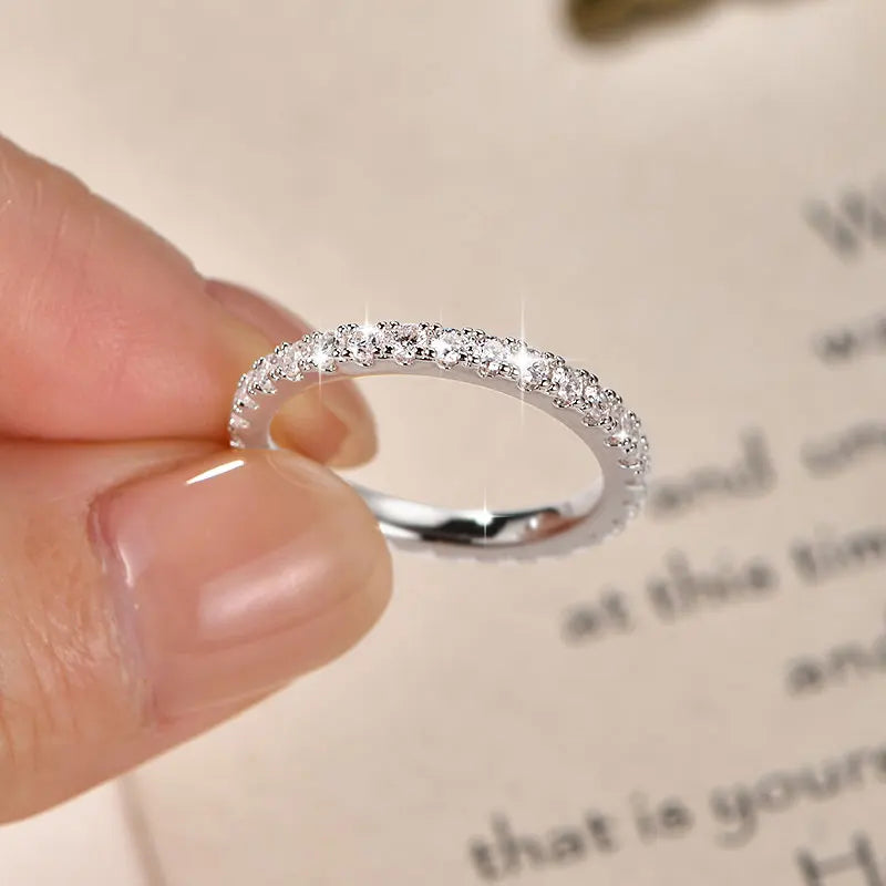 Anel Aparador Moissanite