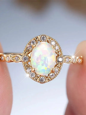 Anel Aurora Opaline