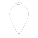 Colar Folha Moissanite Marquise