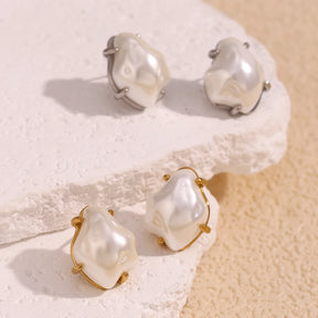 Brincos Perolas New Desing 18K Gold