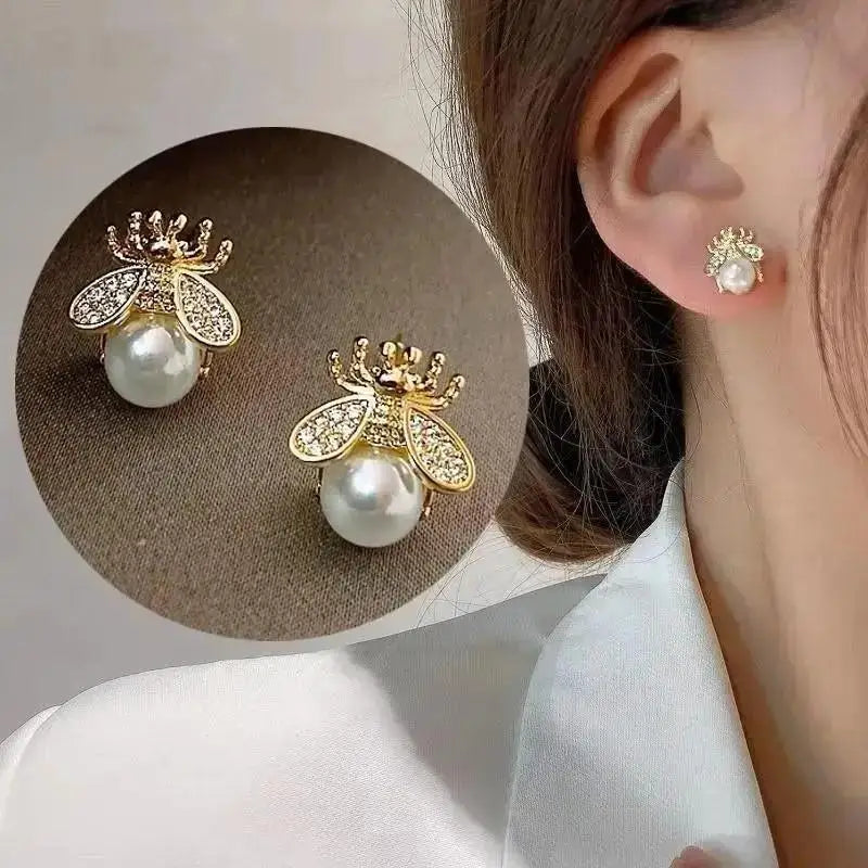 Brinco Fashion Pearl em prata 925