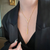 Cordão feminino aço inoxidável banhado ouro 18k durável colar elegante