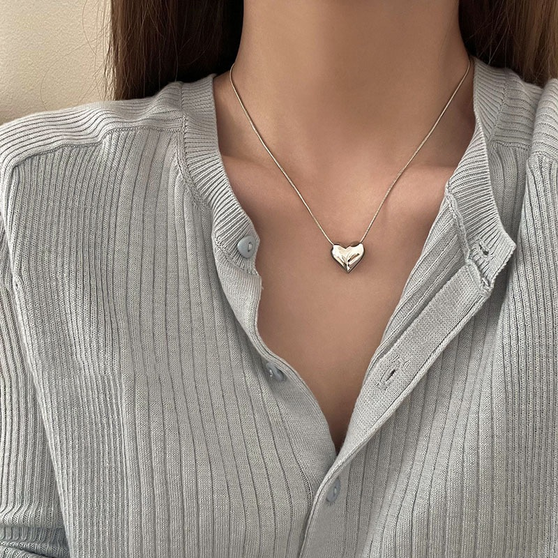 Moda Colar de Aço Inoxidável Feminino Folheado - Galvanizado Ouro 18K, Design Clássico e Durável