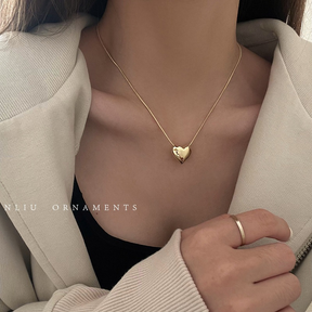 Moda Colar de Aço Inoxidável Feminino Folheado - Galvanizado Ouro 18K, Design Clássico e Durável