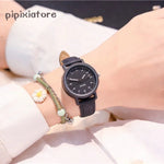 Retro Simples Mulher Relógios laides Casual Quartz Relógio De Pulso Pulseira De Couro Multicolored Nova Das Mulheres