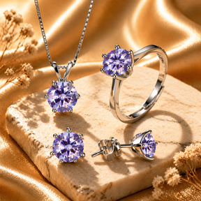 Conjunto Étoile Moissanite