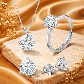 Conjunto Étoile Moissanite