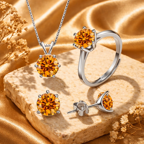 Conjunto Étoile Moissanite