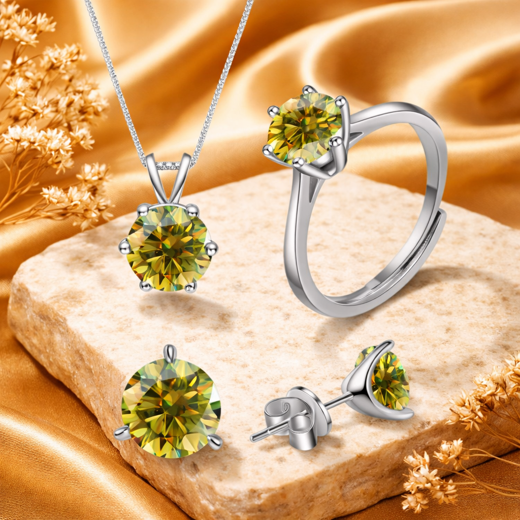 Conjunto Étoile Moissanite