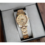 Relógio Feminino Dourado Quartz